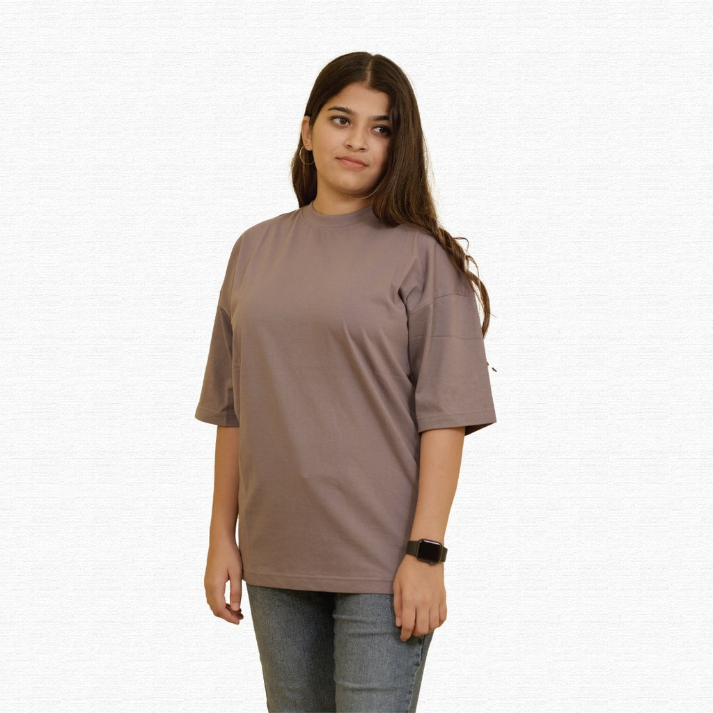 Shadow Grey  – Drop Shoulder Tee