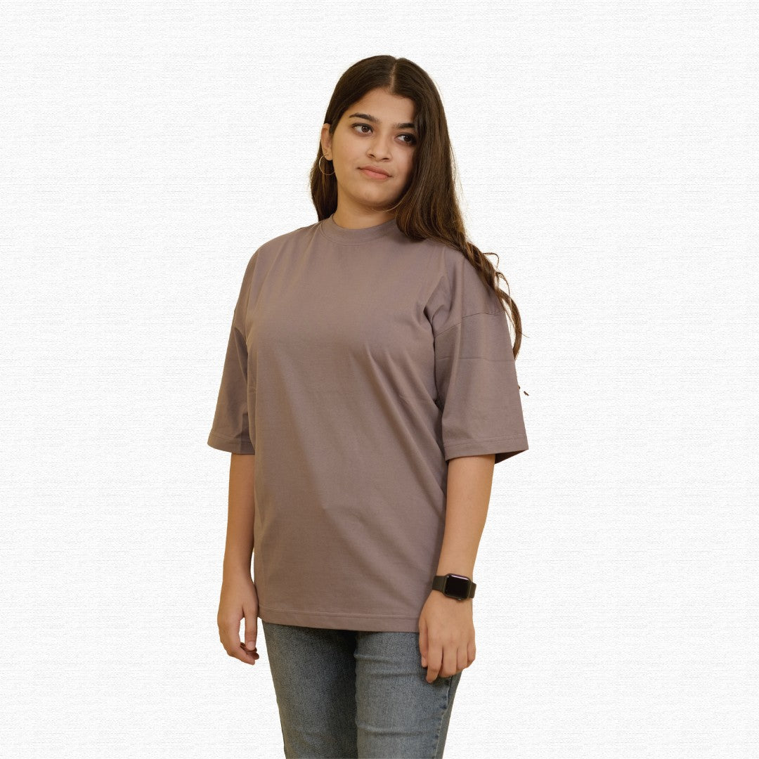 Shadow Grey  – Drop Shoulder Tee
