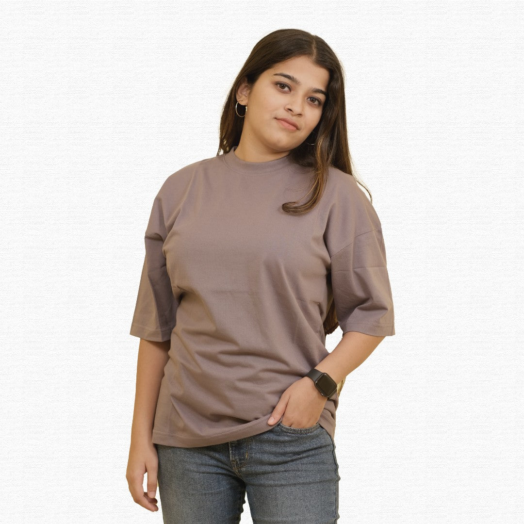 Shadow Grey  – Drop Shoulder Tee