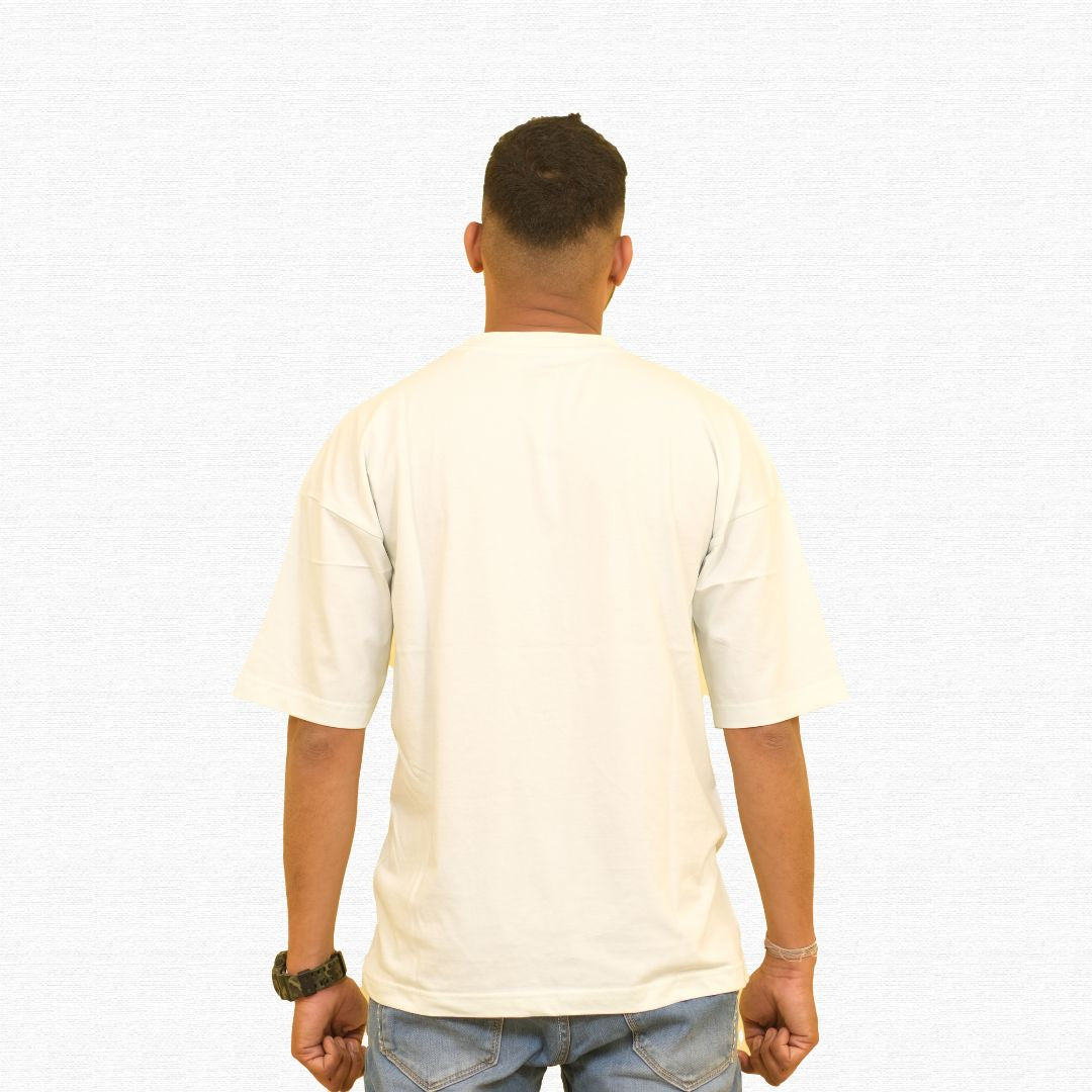 Glacier Blue – Oversized Drop Shoulder Tee