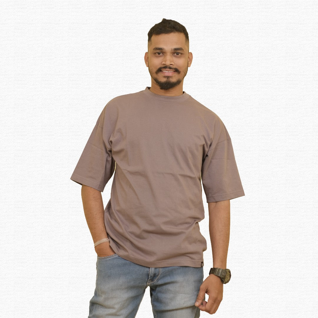 Shadow Grey  – Drop Shoulder Tee