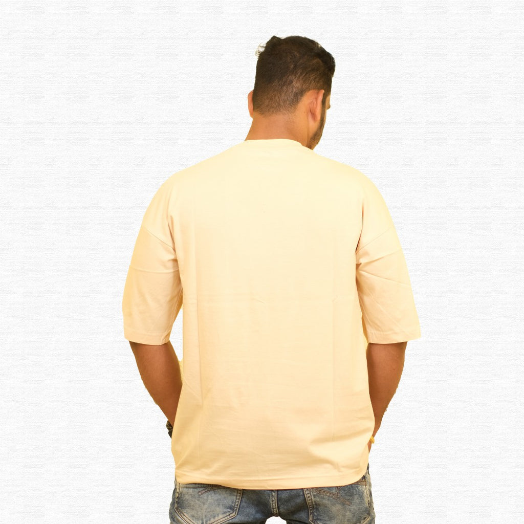 Sand – Oversized Drop Shoulder Tee