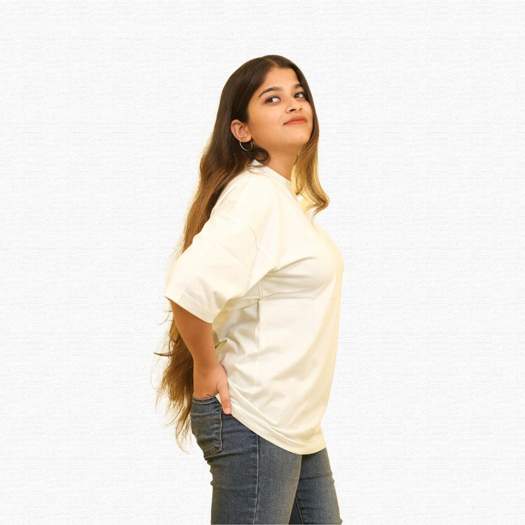 Glacier Blue – Oversized Drop Shoulder Tee