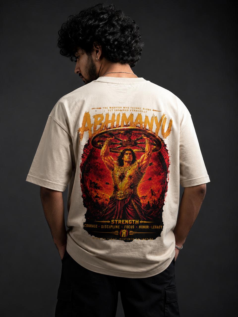 ABHIMANYU – Oversized Drop Shoulder Tee