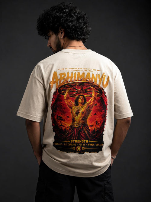 ABHIMANYU – Oversized Drop Shoulder Tee
