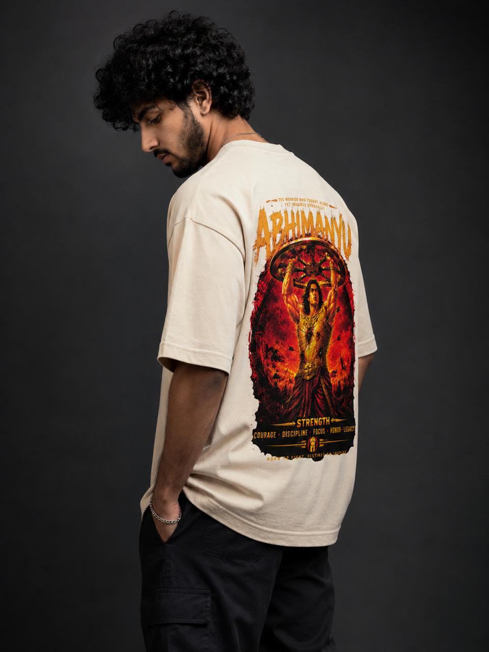 ABHIMANYU – Oversized Drop Shoulder Tee
