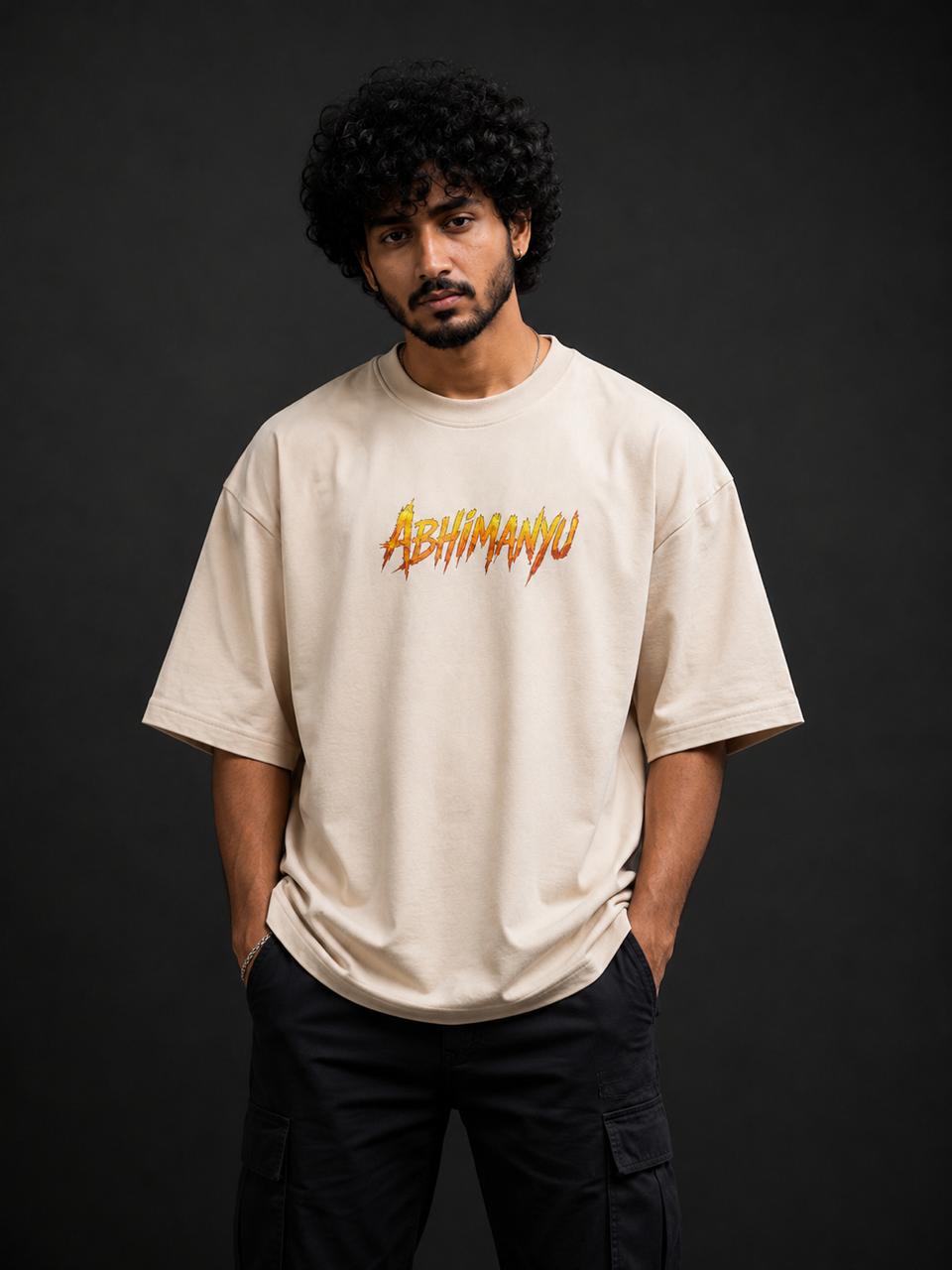 ABHIMANYU – Oversized Drop Shoulder Tee